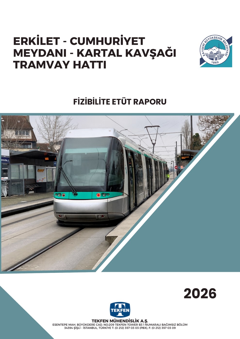 Kayseri Erkilet–Cumhuriyet Meydanı–Kartal Tramvay Hattı